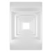 Wall Poster Tunnel of Shadows - gray and geometric space with imitation of 3D effect 123827