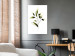 Poster Olive Branch - plant with green leaves on a light white background 126827 additionalThumb 3