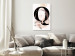 Canvas Print Black, capital letter Q - abstraction with beige and grey elements 127827 additionalThumb 3