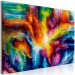 Canvas Ray of Light (1-part) wide - artistic multicolored abstraction 128527 additionalThumb 2