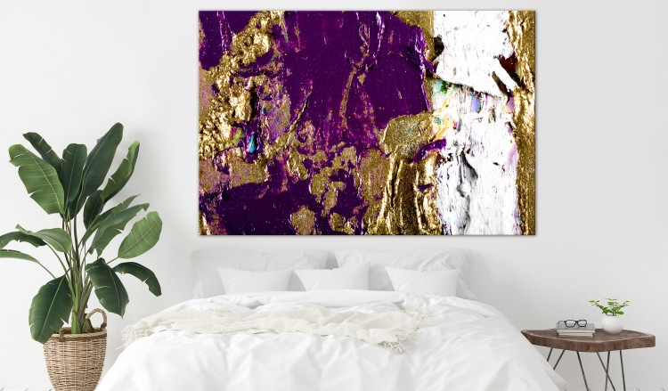 Large canvas print Purple Wave [Large Format] 128627 additionalImage 6