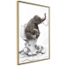 Poster Full-On Fun - fantasy with an African animal on a white background 128827 additionalThumb 12
