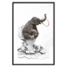 Poster Full-On Fun - fantasy with an African animal on a white background 128827 additionalThumb 20