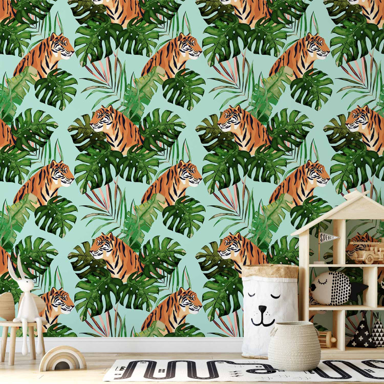 Modern Wallpaper Tiger in the Bushes 129027 additionalImage 10