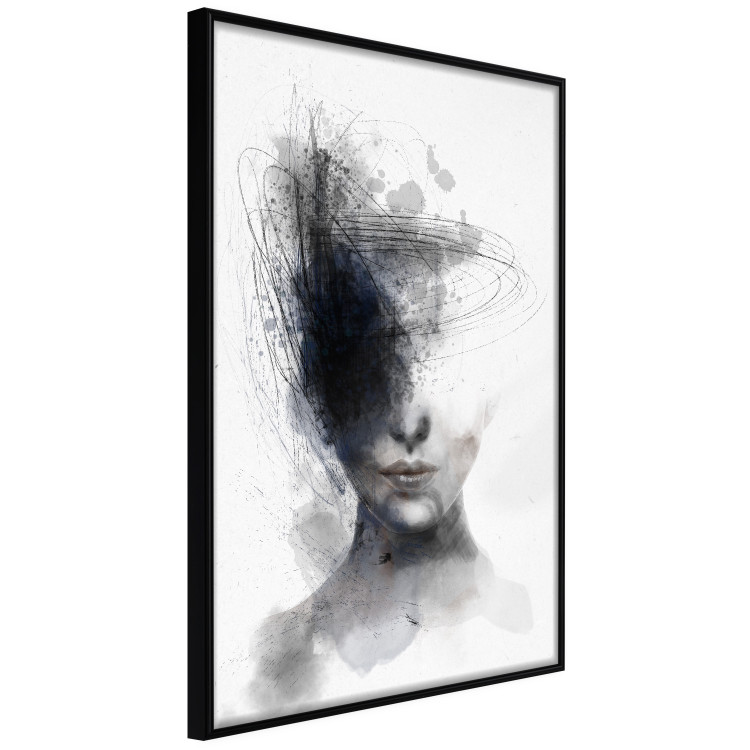 Poster Cosmic Thought - portrait of a female face in an abstract composition 131827 additionalImage 11