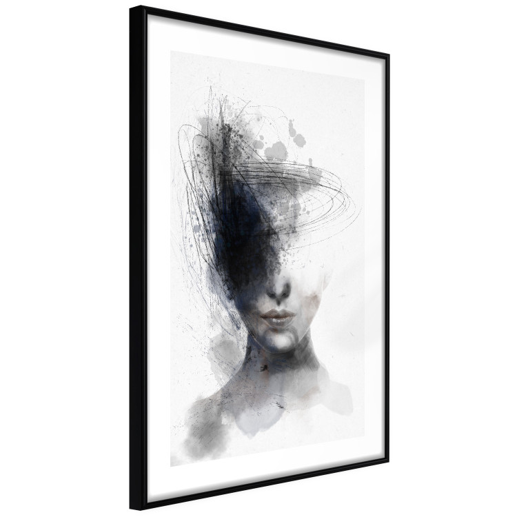 Poster Cosmic Thought - portrait of a female face in an abstract composition 131827 additionalImage 6