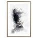 Poster Cosmic Thought - portrait of a female face in an abstract composition 131827 additionalThumb 16