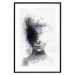 Poster Cosmic Thought - portrait of a female face in an abstract composition 131827 additionalThumb 17