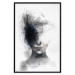 Poster Cosmic Thought - portrait of a female face in an abstract composition 131827 additionalThumb 16
