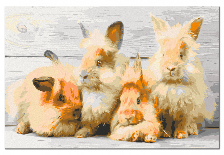 Paint by number Four Bunnies 134527 additionalImage 6