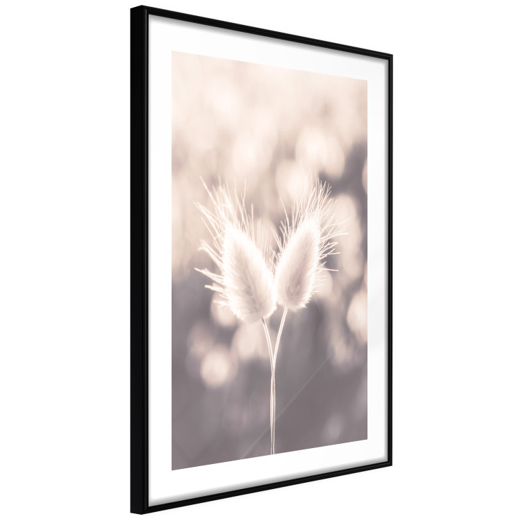 Poster Land of Serenity - warm composition with delicate pink flowers 135827 additionalImage 19