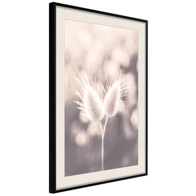Poster Land of Serenity - warm composition with delicate pink flowers 135827 additionalImage 2