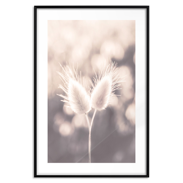 Poster Land of Serenity - warm composition with delicate pink flowers 135827 additionalImage 11