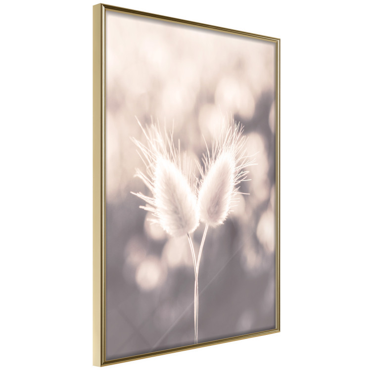 Poster Land of Serenity - warm composition with delicate pink flowers 135827 additionalImage 16
