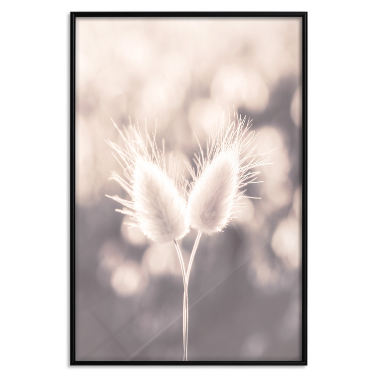 Poster Land of Serenity - warm composition with delicate pink flowers 135827 additionalImage 12