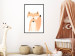 Wall Poster Cheerful Fox - colorful and amusing fox on a white contrasting background 138127 additionalThumb 20
