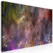 Canvas Colorful Abstraction (1-piece) - intermingling colorful streaks and leaves 148827 additionalThumb 2