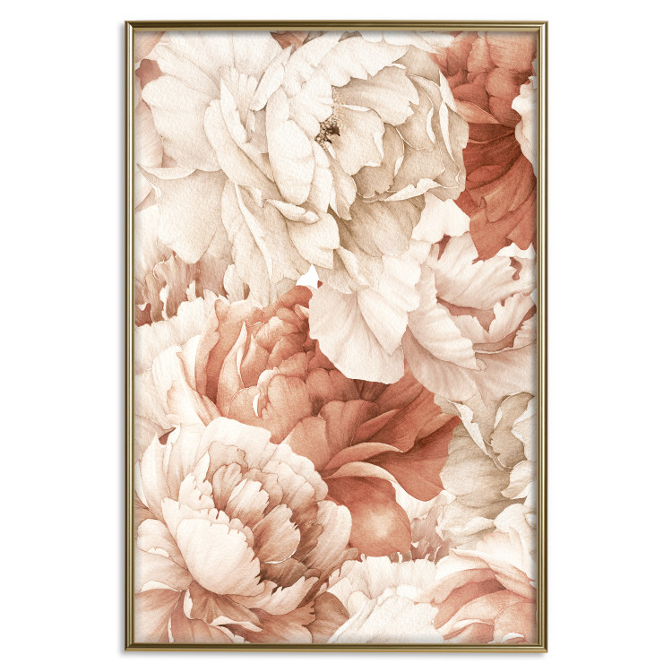 Poster Peonies - Decorative Flowers Painted With Watercolor in Bright Colors 149727 additionalImage 17