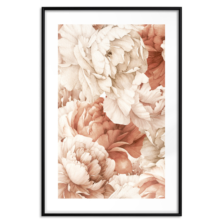 Poster Peonies - Decorative Flowers Painted With Watercolor in Bright Colors 149727 additionalImage 19