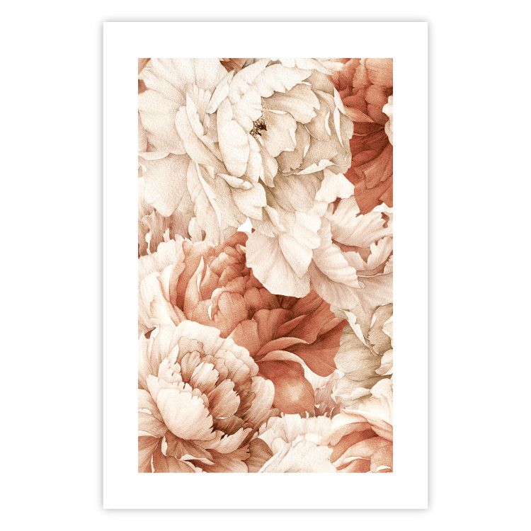 Poster Peonies - Decorative Flowers Painted With Watercolor in Bright Colors 149727 additionalImage 16