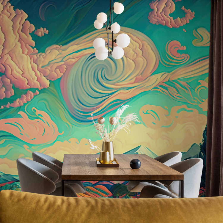 Wall Mural Mountain Scenery - A Colorful Landscape Inspired by the Works of Van Gogh 151027 additionalImage 6