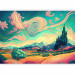 Wall Mural Mountain Scenery - A Colorful Landscape Inspired by the Works of Van Gogh 151027 additionalThumb 1