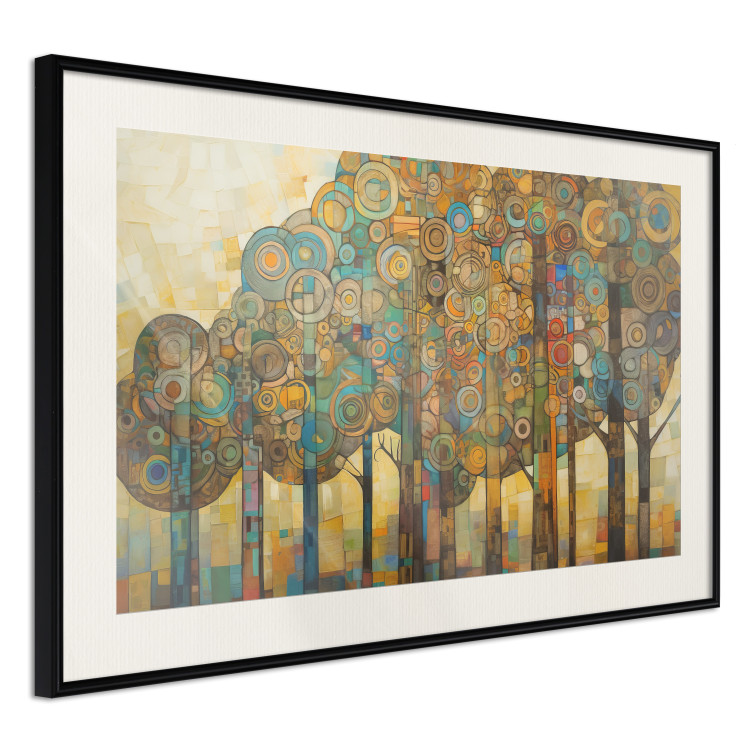 Poster Mosaic Trees - An Abstraction With a Forest Motif Generated by AI 151127 additionalImage 16