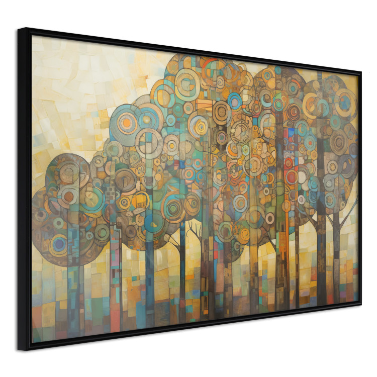 Poster Mosaic Trees - An Abstraction With a Forest Motif Generated by AI 151127 additionalImage 10