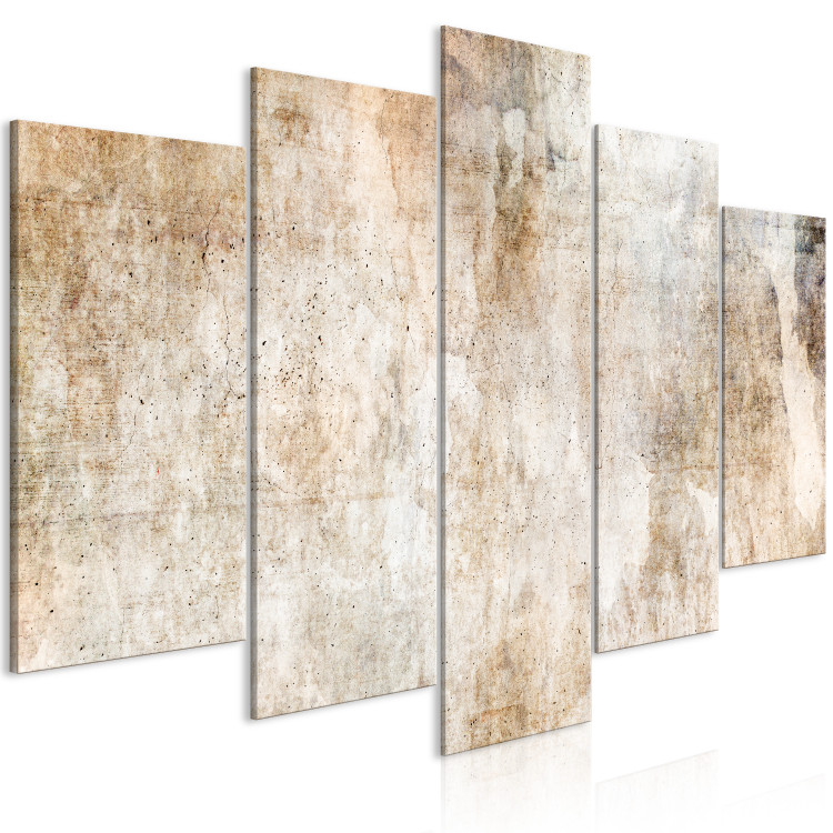Canvas Print Rust Texture - An Abstract Composition in Shades of Pastel Brown 151427 additionalImage 2