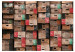 Photo Wallpaper Backstage - Retro Store Backroom with Delivery in Wooden Boxes 59827 additionalThumb 1