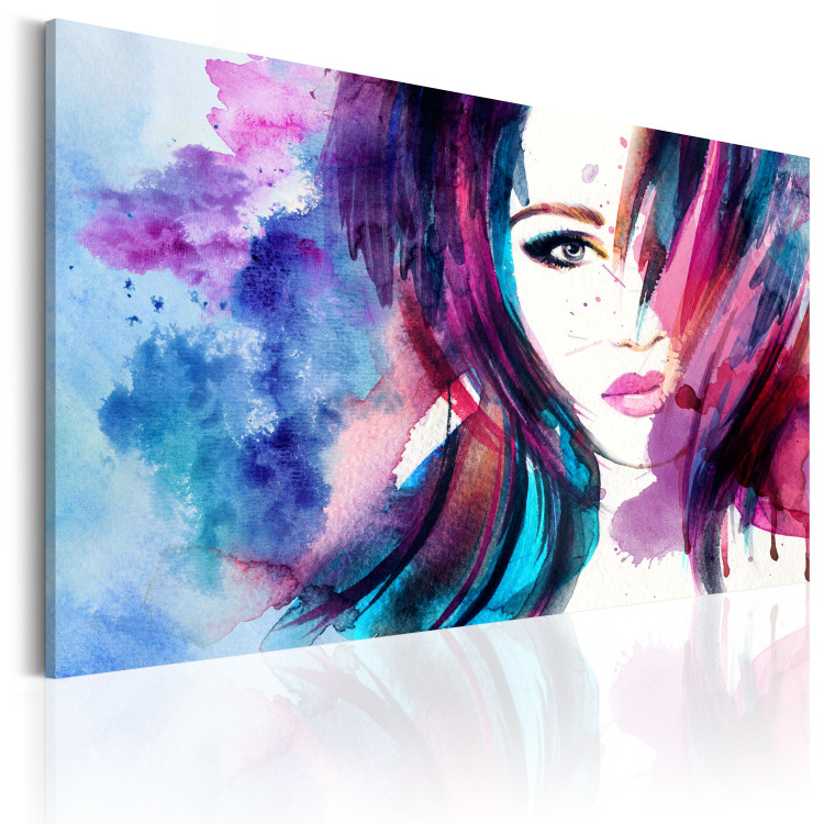 Canvas Print Watercolor Girl 64427 additionalImage 2