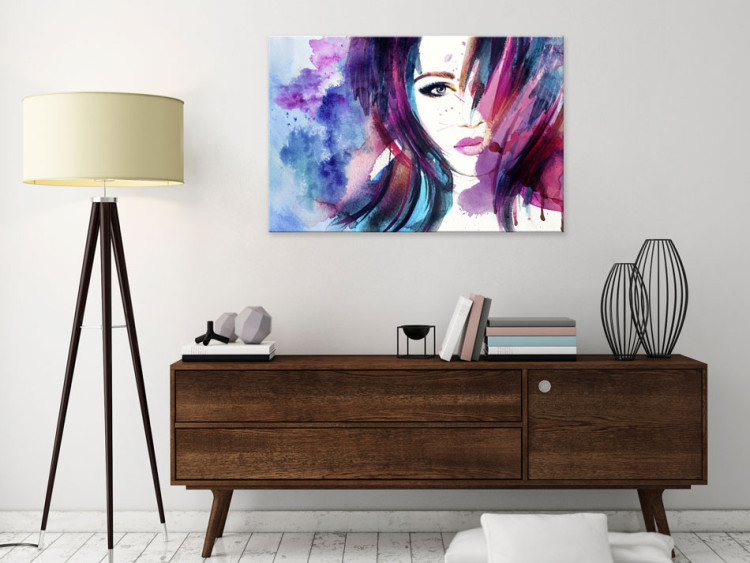 Canvas Print Watercolor Girl 64427 additionalImage 3