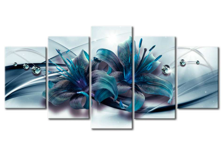 Print On Glass  Blue Lily [Glass] 93727 additionalImage 2