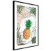Wall Poster Tropical Fruit - pineapple in a geometric composition with green leaves 114437 additionalThumb 11