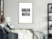 Poster Hakuna Matata - minimalist black and white composition with a text 117437 additionalThumb 7