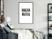 Poster Hakuna Matata - minimalist black and white composition with a text 117437 additionalThumb 5