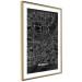Wall Poster Dark Map of Munich - black and white composition with simple inscriptions 118137 additionalThumb 6