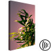 Canvas A floral twist - a minimalist photo of a leaf detail in pink 118937 additionalThumb 6