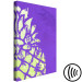 Canvas Art Print Tropical fruit - abstract still life on a purple background, ideal for the room and the kitchen 122637 additionalThumb 6