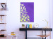 Canvas Art Print Tropical fruit - abstract still life on a purple background, ideal for the room and the kitchen 122637 additionalThumb 3