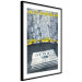 Wall Poster Metropolis - newspapers with captions and yellow cars against skyscrapers 123637 additionalThumb 13