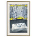 Wall Poster Metropolis - newspapers with captions and yellow cars against skyscrapers 123637 additionalThumb 19