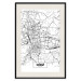 Wall Poster City Map: Łódź - black and white map of Polish city with labels 123837 additionalThumb 27