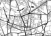 Wall Poster City Map: Łódź - black and white map of Polish city with labels 123837 additionalThumb 11