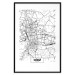 Wall Poster City Map: Łódź - black and white map of Polish city with labels 123837 additionalThumb 25