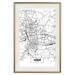 Wall Poster City Map: Łódź - black and white map of Polish city with labels 123837 additionalThumb 24
