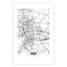 Wall Poster City Map: Łódź - black and white map of Polish city with labels 123837 additionalThumb 16