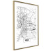 Wall Poster City Map: Łódź - black and white map of Polish city with labels 123837 additionalThumb 8
