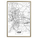 Wall Poster City Map: Łódź - black and white map of Polish city with labels 123837 additionalThumb 19