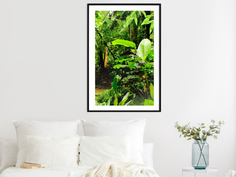 Poster Lungs of the Earth - jungle landscape scenery with lush green leaves 123937 additionalImage 4